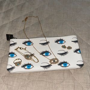 Evil eye jewelry set